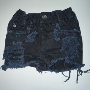 Distressed shorts